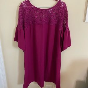 Magenta dress size 1x